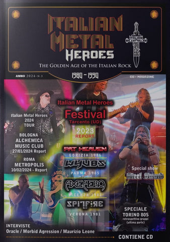 Italian Metal Heroes n. 3 1980-1990 + cd
