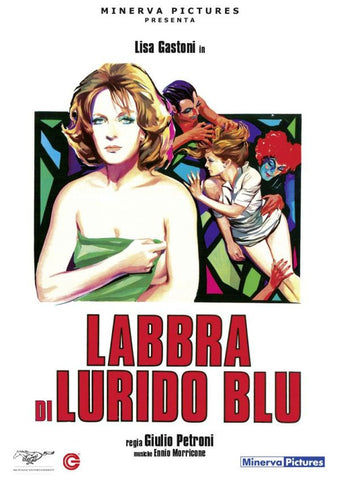Labbra di lurido blu